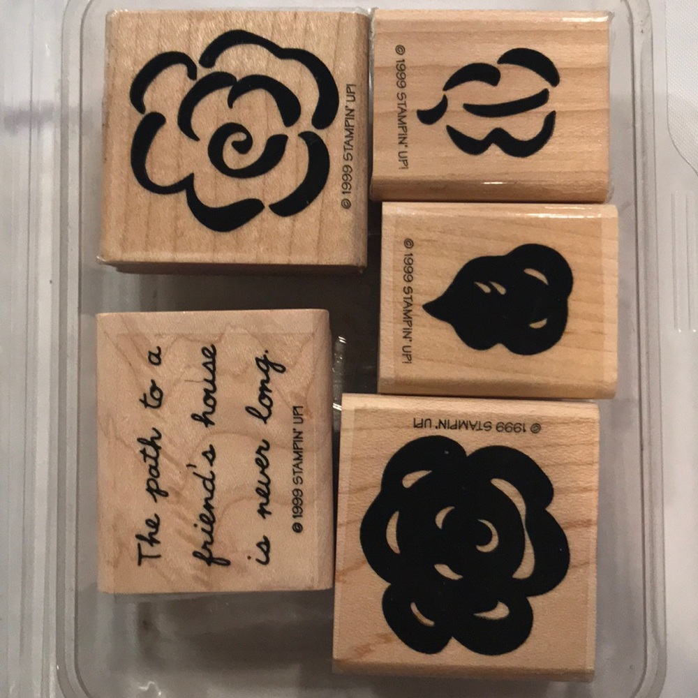 NIB-EUC Stampin Up stamp set 1999
